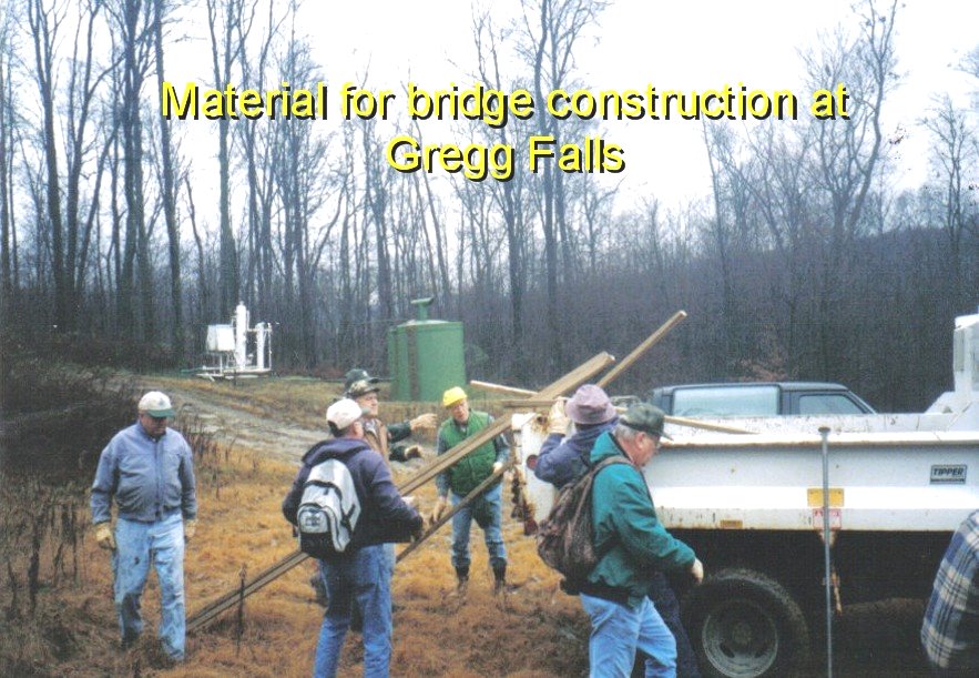 Greg Falls Bridge work